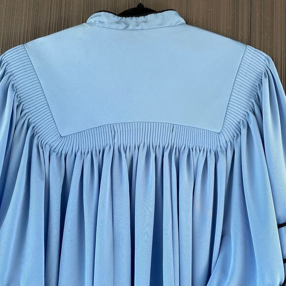 🔥VTG  Murphy Robe Made in USA Priest Clergy Pulpit Choir Blue Robe Zip Front - Picture 6 of 11